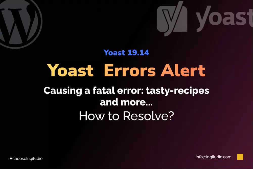 Yoast Latest Version 19.14 errors/vulnerabilities